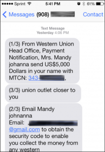 text money message scams scam example threaten smbs protect brand